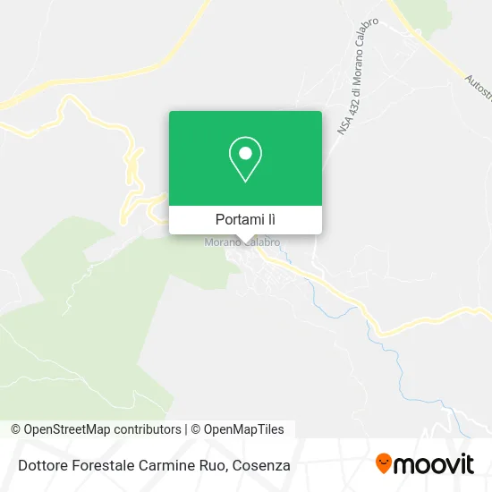Mappa Dottore Forestale Carmine Ruo