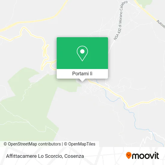 Mappa Affittacamere Lo Scorcio