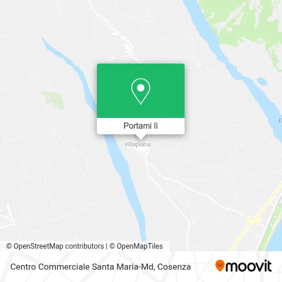 Mappa Centro Commerciale Santa Maria-Md