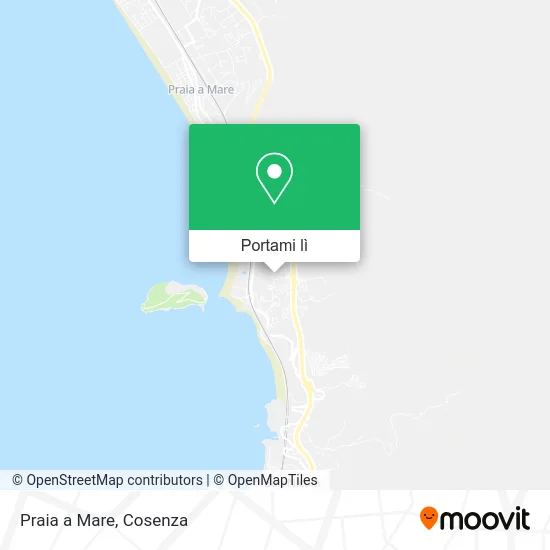 Mappa Praia a Mare