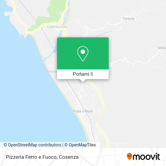 Mappa Pizzeria Ferro e Fuoco
