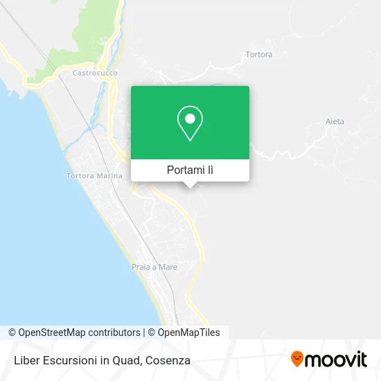 Mappa Liber Escursioni in Quad