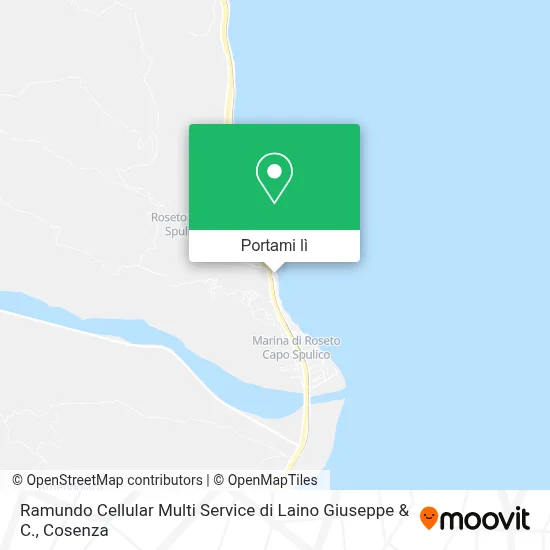 Mappa Ramundo Cellular Multi Service di Laino Giuseppe & C.