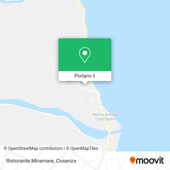 Mappa Ristorante Miramare