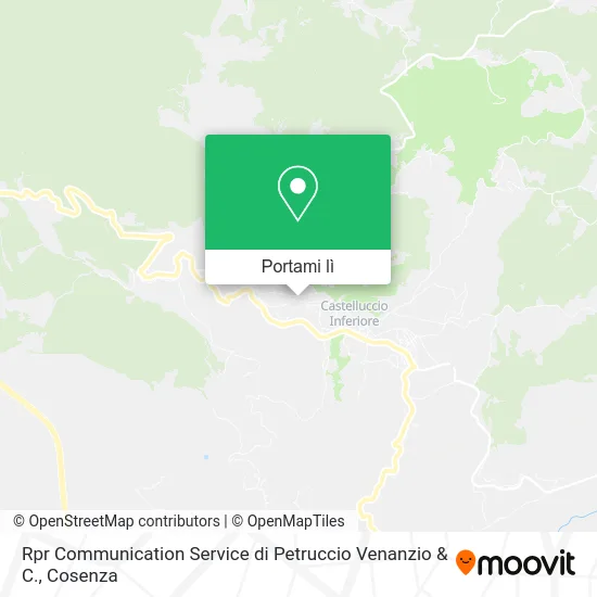 Mappa Rpr Communication Service di Petruccio Venanzio & C.