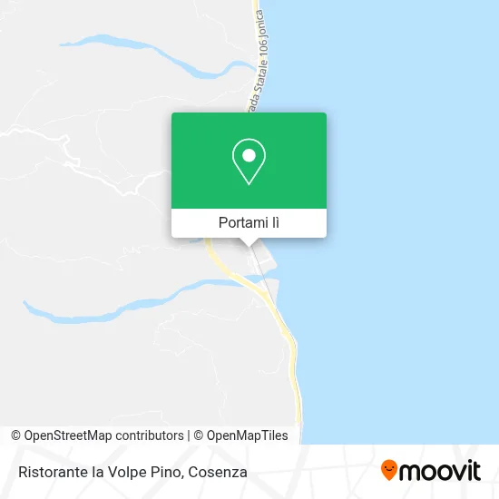 Mappa Ristorante la Volpe Pino