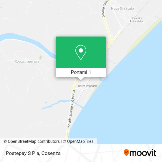 Mappa Postepay S P a