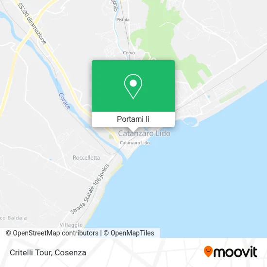 Mappa Critelli Tour