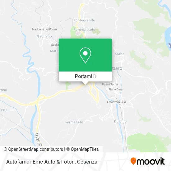 Mappa Autofamar Emc Auto & Foton