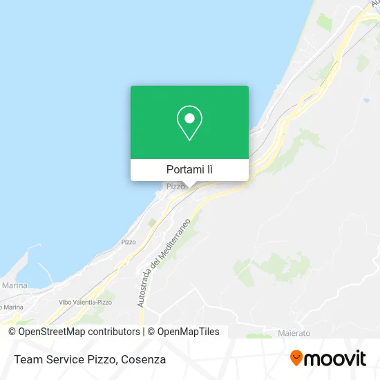 Mappa Team Service Pizzo
