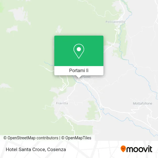 Mappa Hotel Santa Croce