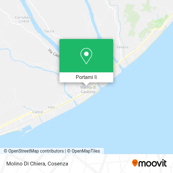 Mappa Molino Di Chiera