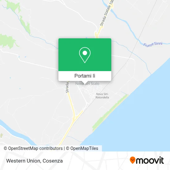Mappa Western Union