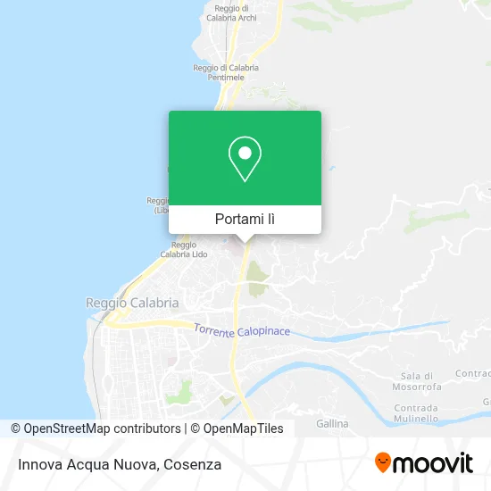 Mappa Innova Acqua Nuova