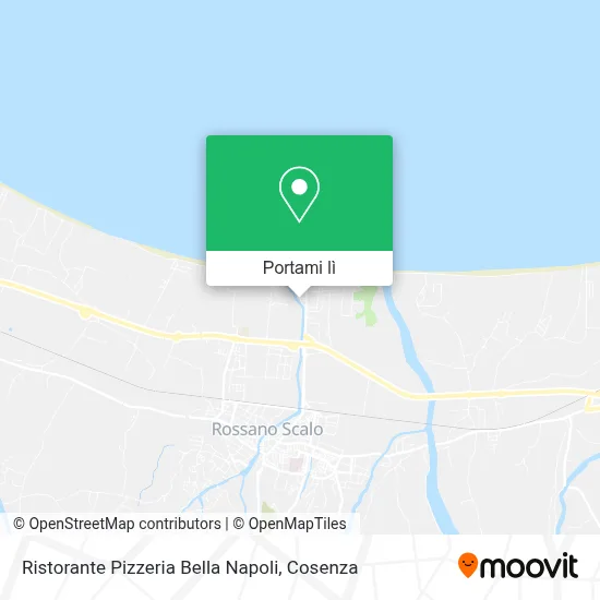 Mappa Ristorante Pizzeria Bella Napoli