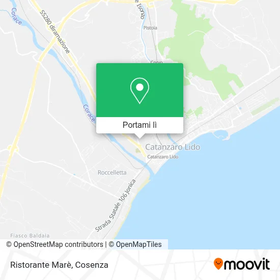 Mappa Ristorante Marè