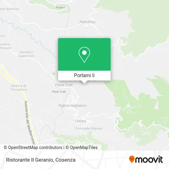 Mappa Ristorante Il Geranio