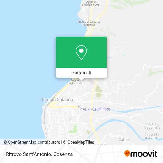 Mappa Ritrovo Sant'Antonio