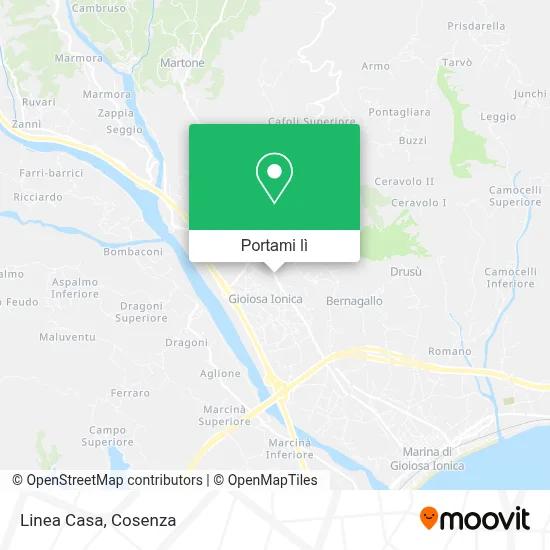 Mappa Linea Casa