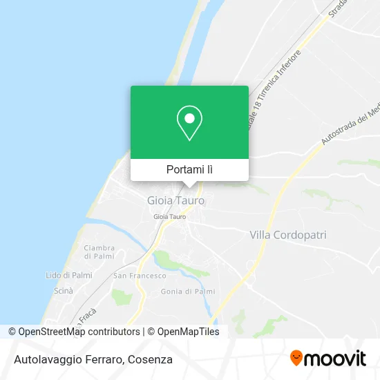 Mappa Autolavaggio Ferraro