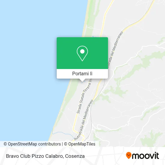 Mappa Bravo Club Pizzo Calabro