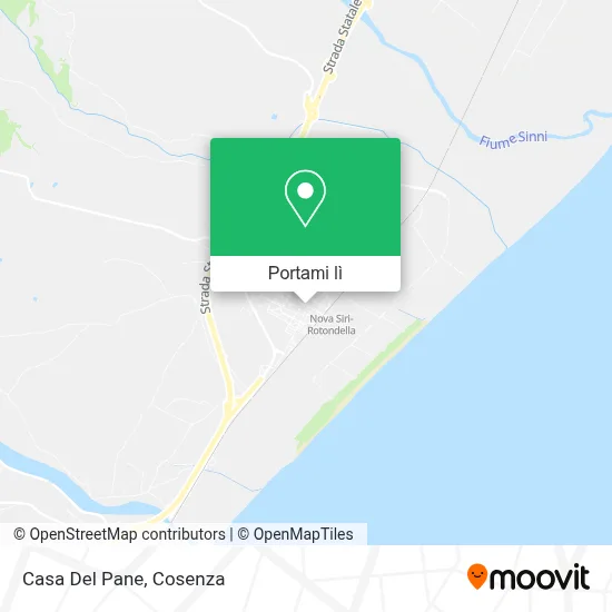 Mappa Casa Del Pane