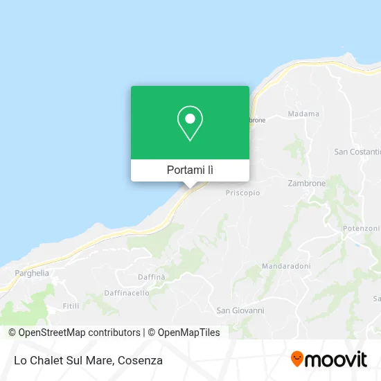 Mappa Lo Chalet Sul Mare