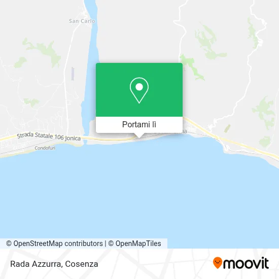 Mappa Rada Azzurra