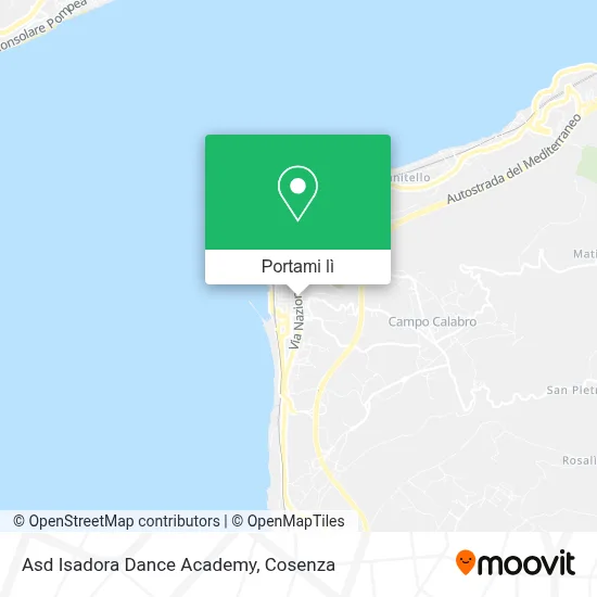 Mappa Asd Isadora Dance Academy