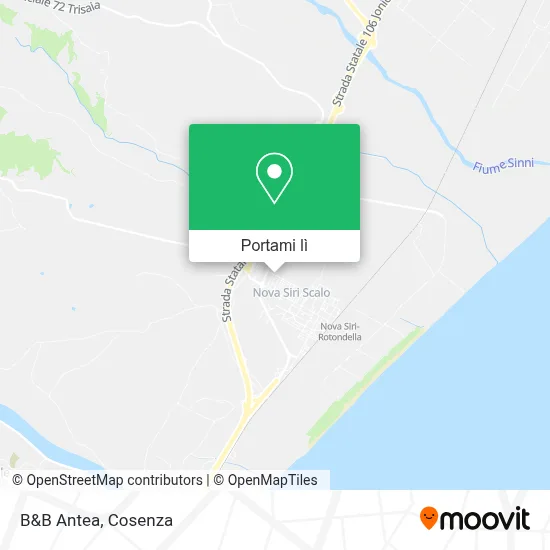 Mappa B&B Antea