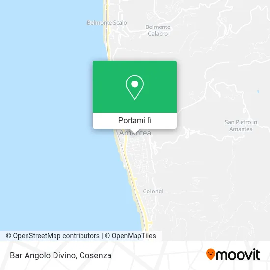 Mappa Bar Angolo Divino
