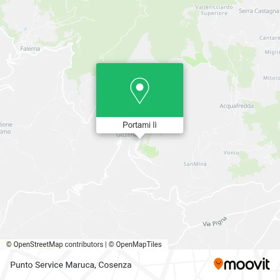 Mappa Punto Service Maruca