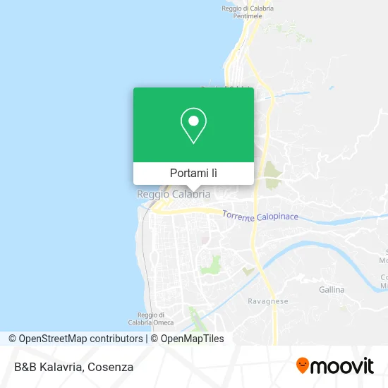 Mappa B&B Kalavria