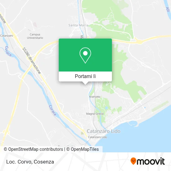 Mappa Loc. Corvo