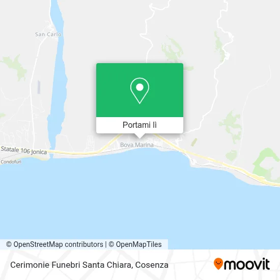 Mappa Cerimonie Funebri Santa Chiara