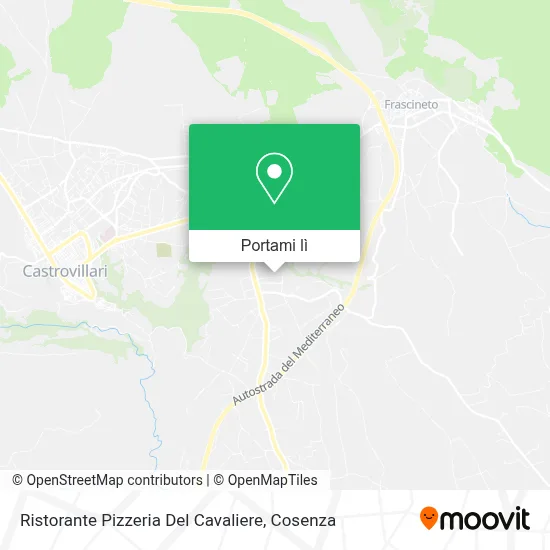 Mappa Ristorante Pizzeria Del Cavaliere