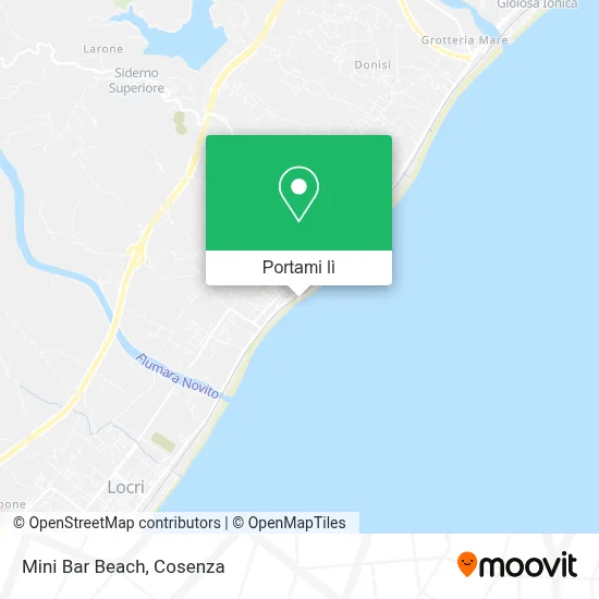 Mappa Mini Bar Beach