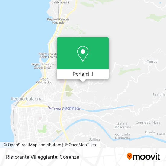 Mappa Ristorante Villeggiante