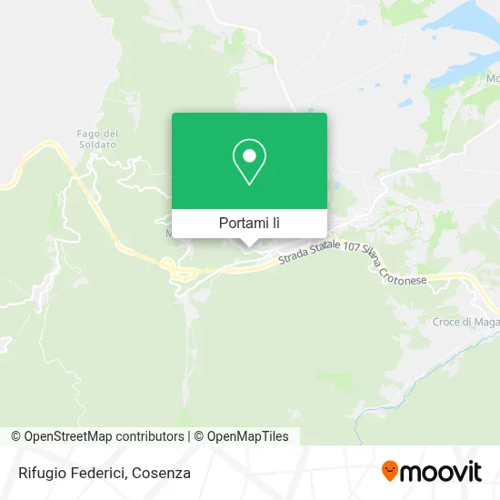 Mappa Rifugio Federici