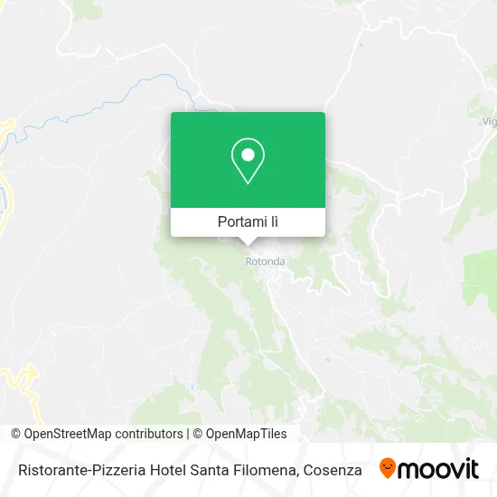 Mappa Ristorante-Pizzeria Hotel Santa Filomena