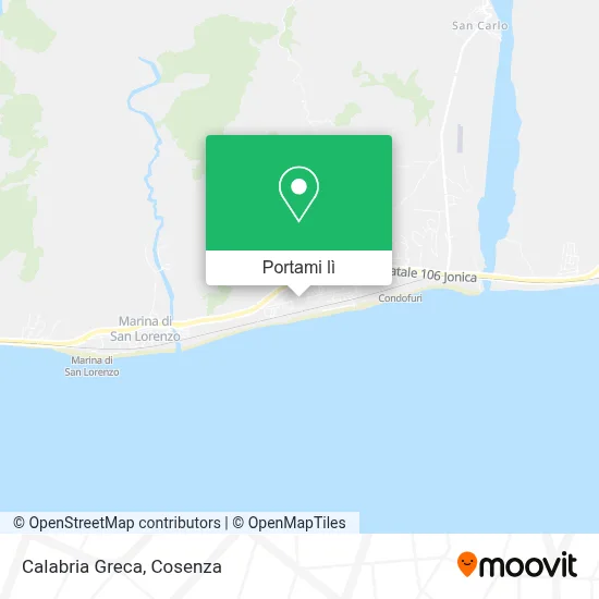 Mappa Calabria Greca