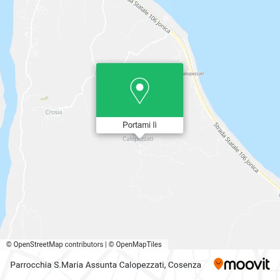Mappa Parrocchia S.Maria Assunta Calopezzati