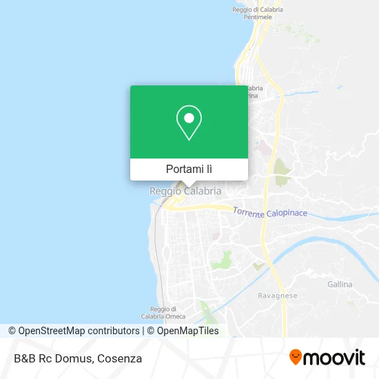 Mappa B&B Rc Domus