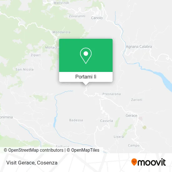 Mappa Visit Gerace