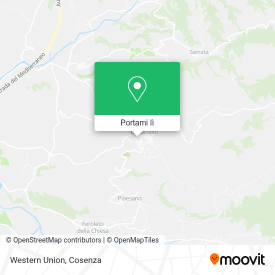 Mappa Western Union