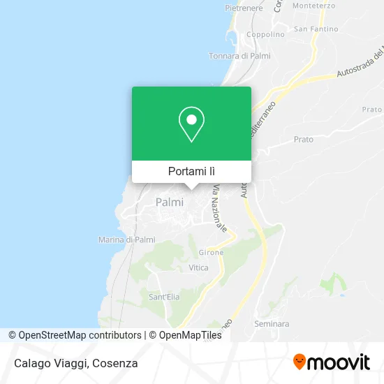 Mappa Calago Viaggi