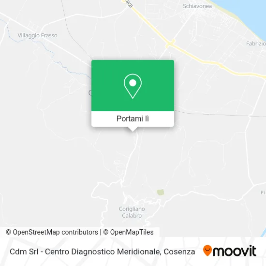 Mappa Cdm Srl - Centro Diagnostico Meridionale