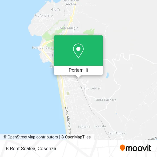 Mappa B Rent Scalea