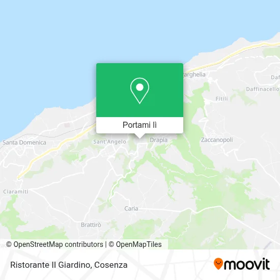 Mappa Ristorante Il Giardino