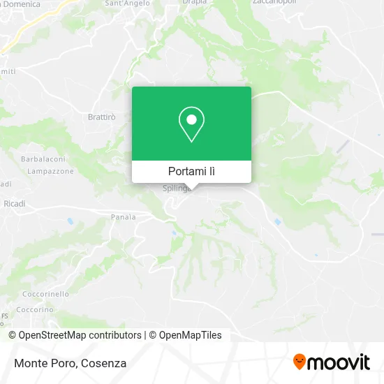 Mappa Monte Poro